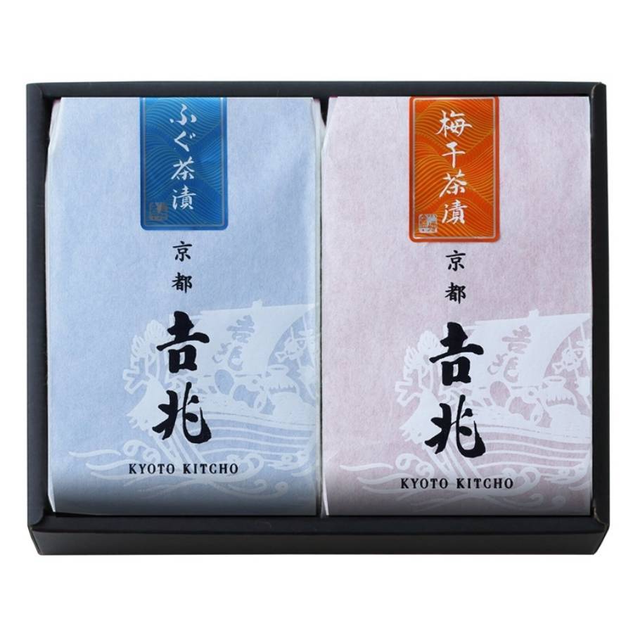 ＜京都吉兆＞「贅沢茶漬 ２種」（ふぐ・梅干）各2人前（計4人前）
