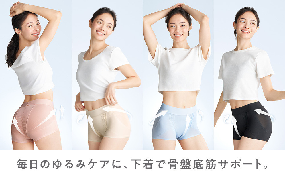 【ペールブルー Mサイズ】SIXPAD 骨盤底筋ショーツ