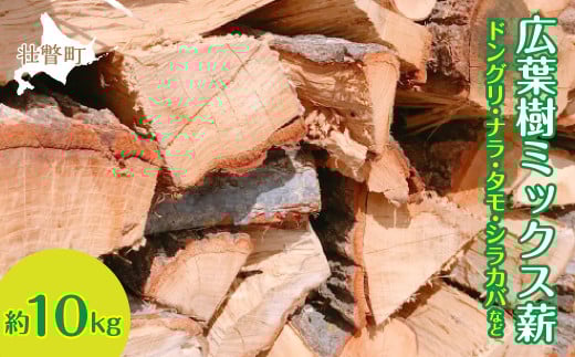 キャンプ・BBQにおすすめ！広葉樹 ミックス薪 約10kg（ドングリ・ナラ・タモ・シラカバなど） SBTN007