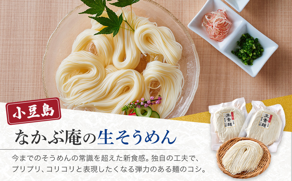なかぶ庵の小豆島生そうめん(2人前×10袋)