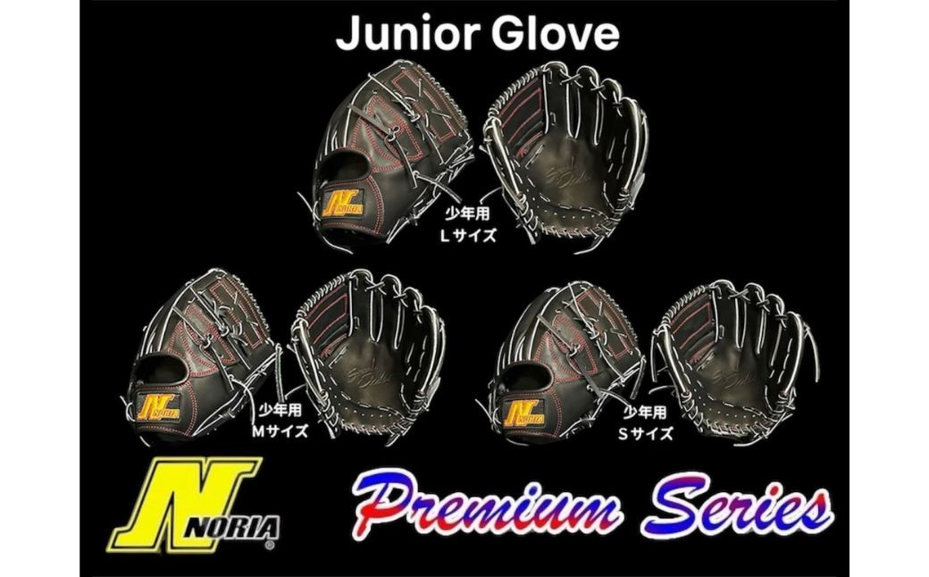 
                  NORIA 少年軟式用 野球オーダーグラブ（プレミアムシリーズ）野球 グローブ グラブ 軟式用 少年野球 サイズが選べる
                