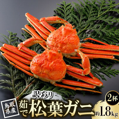 【ふるさと納税】【先行予約】鳥取県産 訳あり 茹 松葉がに 900g×2杯(中村商店)25年12月・26年1月発送【配送不可地域：離島・北海道・沖縄県・東北・信越、北陸】【1692777】