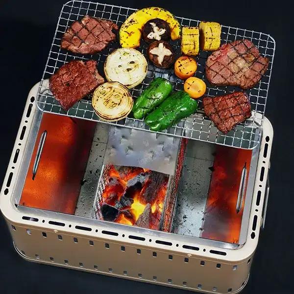アウトドア [グリーンライフ] 少煙シチリンセット 七輪 キャンプ用品 アウトドア