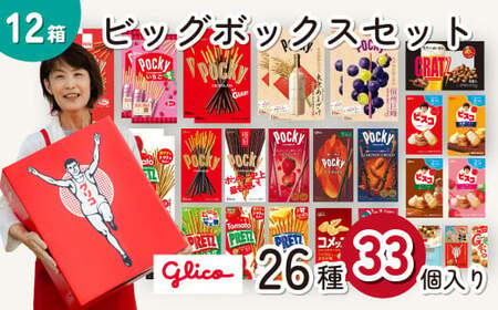 グリコ お菓子 ビッグボックスセット 26種33個入り12箱 | お菓子 おかし 詰め合わせ