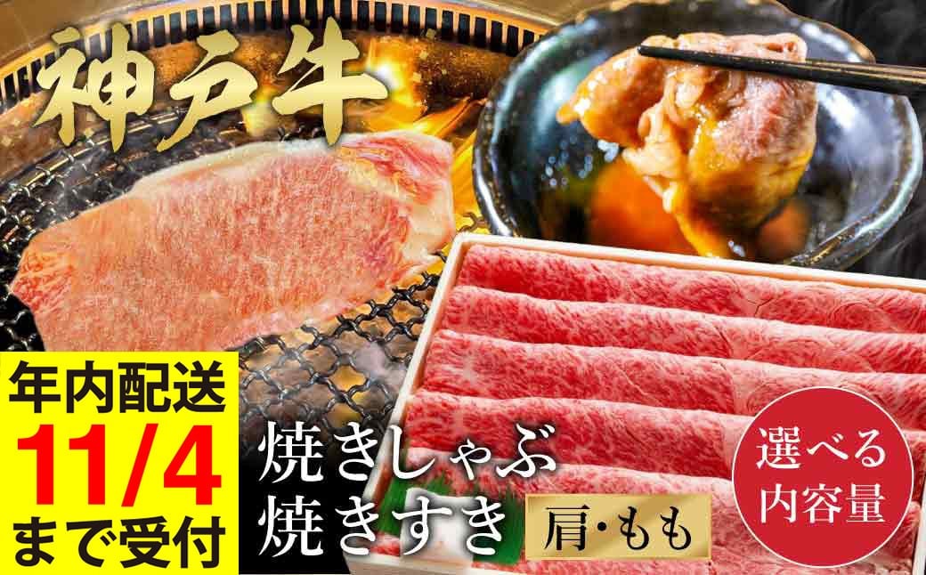 
            【チョイス限定】神戸牛 焼きしゃぶ・焼きすき用 (かた・もも) 600g入り 選べるパック数（1，2，3） / 牛肉 焼肉 霜降り 但馬牛 黒毛和牛 国産牛 焼きしゃぶ 焼きすき すき焼きにも 焼き肉 神戸ビーフ 太田牧場 TYGS2 TYGS2-2 TYGS2-3 【但馬牛太田家】【11/4 受注分まで年内発送】
          