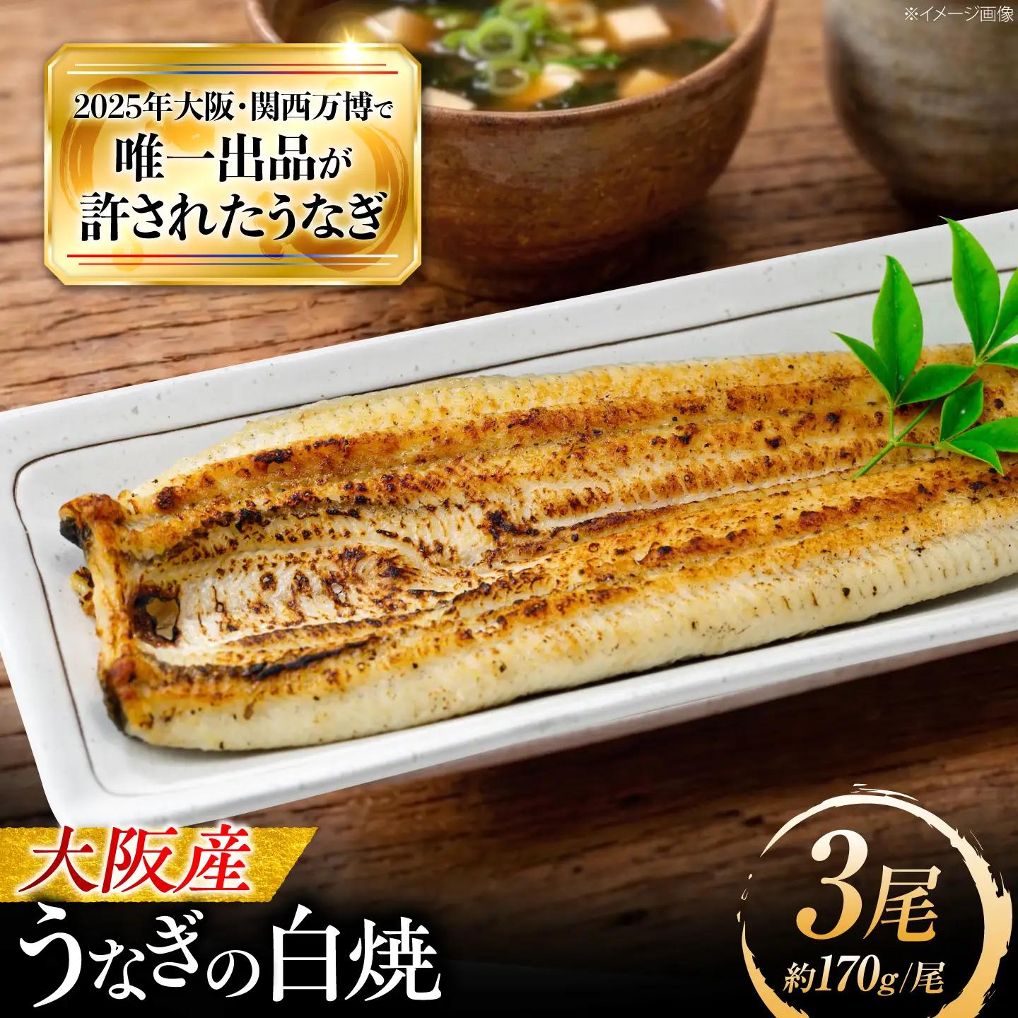 鰻 美陵鰻の白焼 3尾 / 美陵鰻 鰻 うなぎ ウナギ 蒲焼 蒲焼き かば焼き かばやき 白焼き 白焼 肉厚 うな重 うな丼 惣菜 おかず タレ 山椒 国産 スタミナ 土用 丑の日 土用の丑の日 ギフト 人気 / 大阪府藤井寺市/(株)れいわ水産[BLAL030]