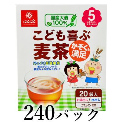 ふるさと納税 南アルプス市 はくばく　こども喜ぶ麦茶　240パック