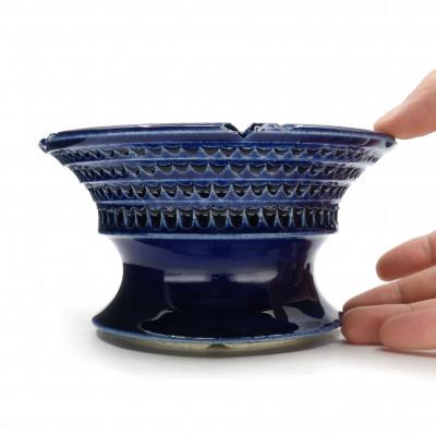 ふるさと納税 かすみがうら市 狂鉢 Babel -Ruri blue-(135-160mm) |  | 01