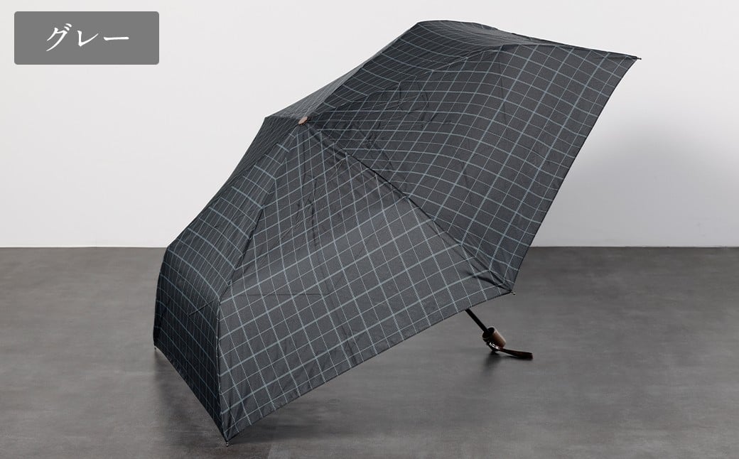 【カラーが選べる】紳士チェック柄大判 65㎝ラクミニ 折りたたみ傘 ブラック 傘 雨傘 雨具 メンズ コンパクト 携帯 福岡県 筑後市