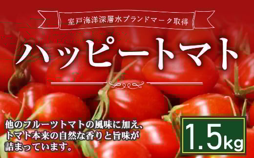 
ハッピートマト１．５ｋｇ【室戸海洋深層水ブランドマーク取得】
