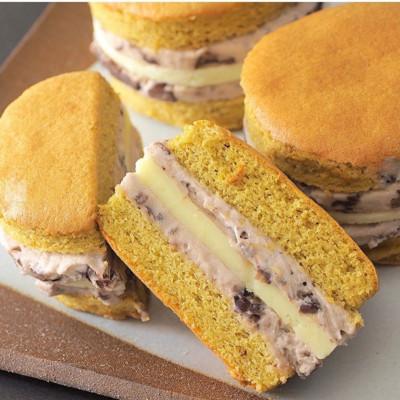 ふるさと納税 阿波市 【4個】阿波もち麦生どら焼「和洋折衷スイーツ」　あん生クリーム&amp;塩バタークリーム(よつば発酵バター)