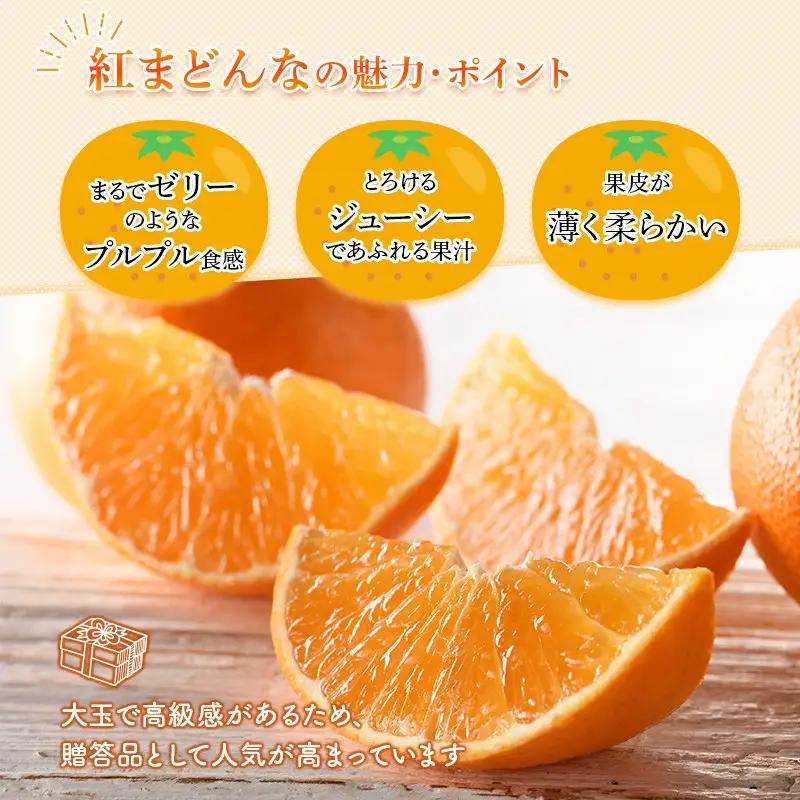 【先行予約】 紅まどんな 今治 3L～L 10～15玉 化粧箱入り