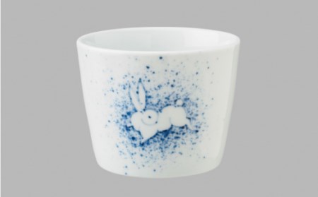 そばちょこ月兎文中(染付/赤絵)2点セット NAZ021 