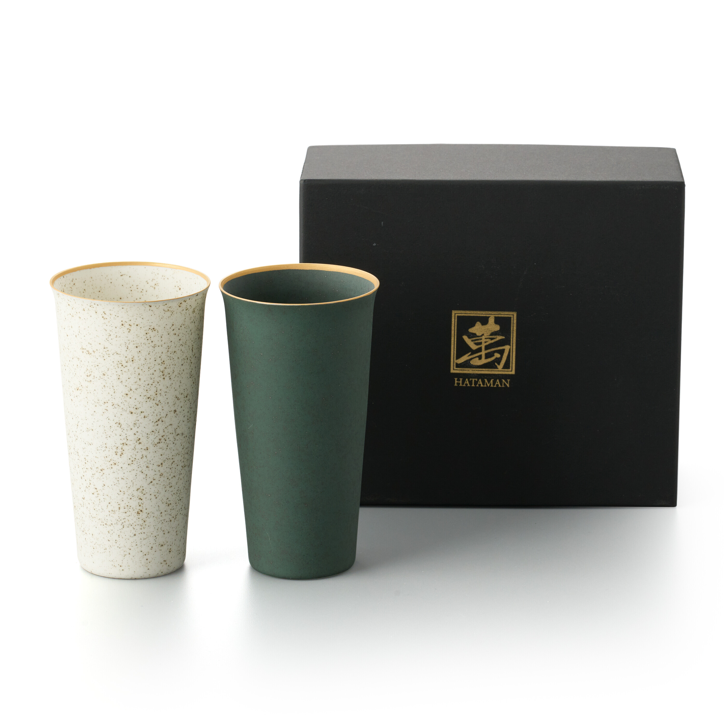 タンブラー Tumbler Nashiji White&Green 028-H1163
