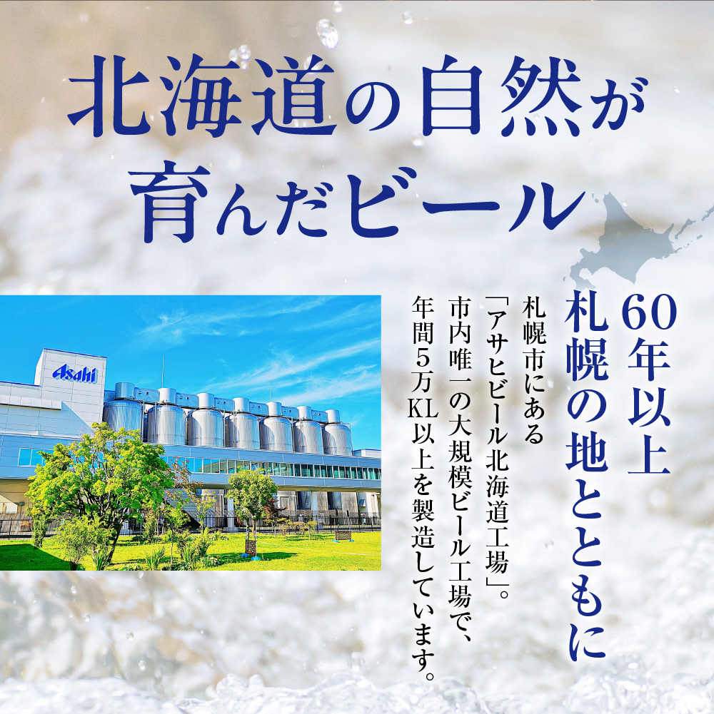 【定期便6回・偶数月発送】アサヒ生ビール≪マルエフ≫＜350ml缶＞24缶入り2ケース 北海道工場製造