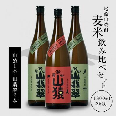 ふるさと納税 木城町 焼酎尾鈴山(山猿1本・山翡翠2本)各1,800ml