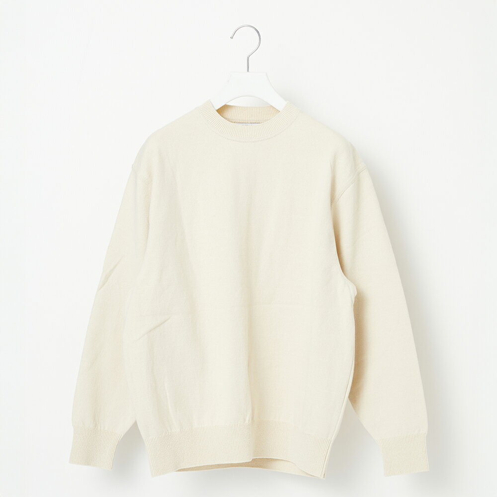 【ふるさと納税】 ≪順次発送≫ WAVE COTTON KNIT PULLOVER ECRU エクリュ ウェーブコットン 服 洋服 ユニセックス メンズ レディース ブランド 山形県 山辺町 送料無料 yt-wpxxe-sn ※沖縄・離島への配送不可