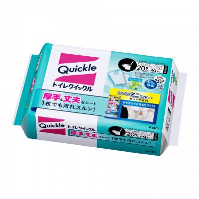 ふるさと納税 西条市 トイレクイックル　つめかえ用　ジャンボパック　20枚入×12パック(ミントの香り)