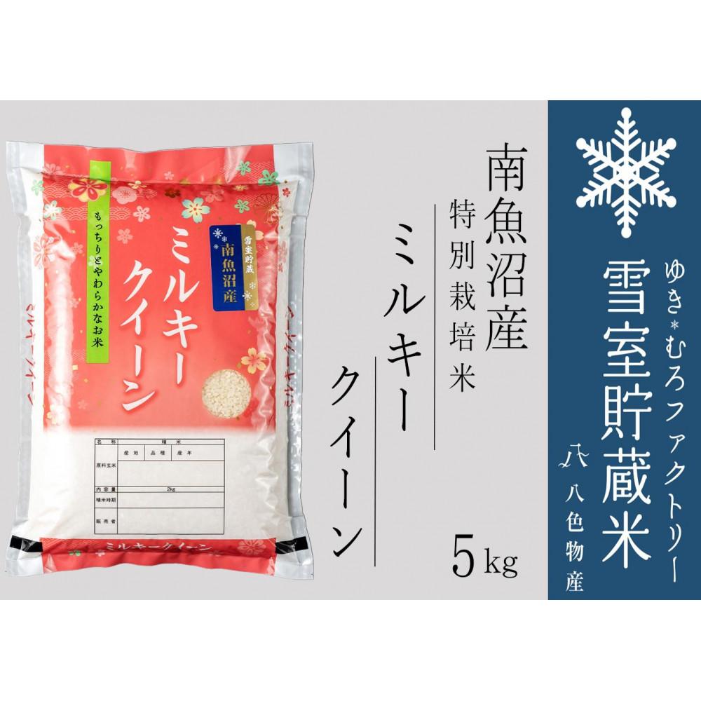 【ふるさと納税】【令和7年産】雪室貯蔵米 南魚沼産ミルキークイーン5kg【銘柄米 ブランド米 精米 ミルキークイーン 魚沼産 新潟米 新潟県産 産地直送 ご飯 御飯 ごはん お米 米 こめ コメ】