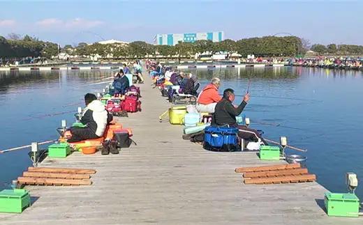 【つり処椎の木湖】 入場券 5枚 ヘラブナ 釣り 釣り堀 【へら鮒釣り】