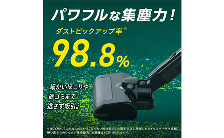掃除機 スティッククリーナー コードレス SCD-185P-B ブラック アイリスオーヤマ 家電 コードレス掃除機 サイクロン スタンド 自走式 充電式 2way スティック ハンディ スティック掃除