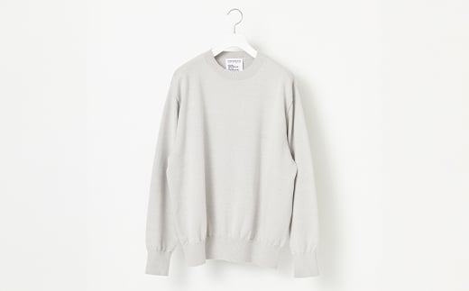 A3: A SWEATER IS FOR EVERYDAY. Pullover GRAY グレー カシミヤセーター 服 洋服 ユニセックス メンズ レディース ブランド 数量限定 山形県 山辺町 サイズ1 yt-sepoh1