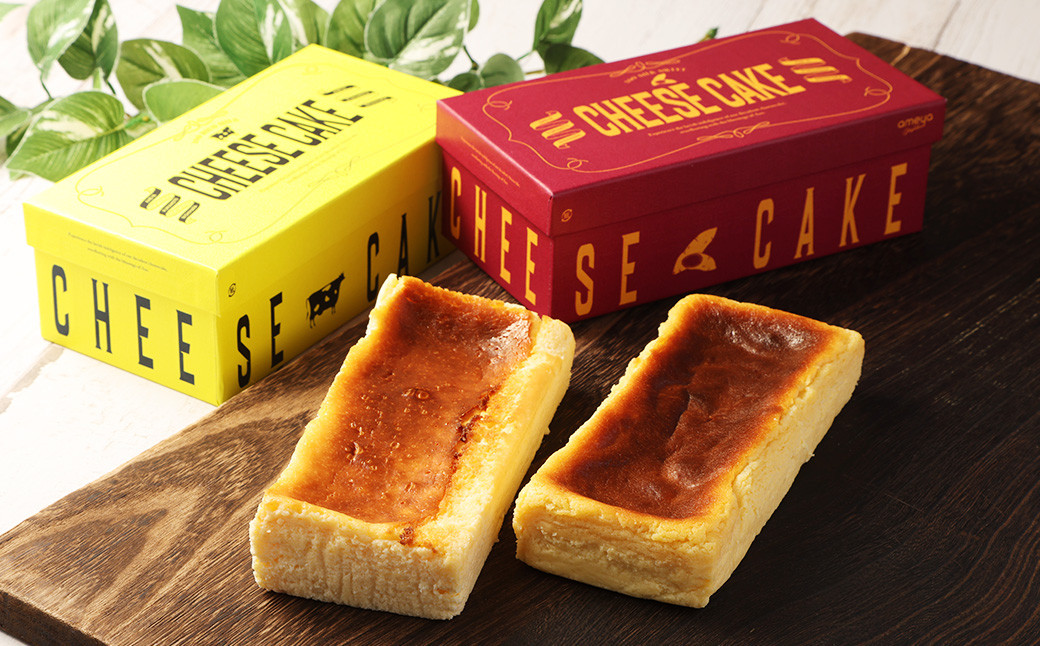 AmeYa 濃厚ミルクチーズケーキ （350g×2箱）シルクスイート100%使用お芋のチーズケーキ （350g×1箱）