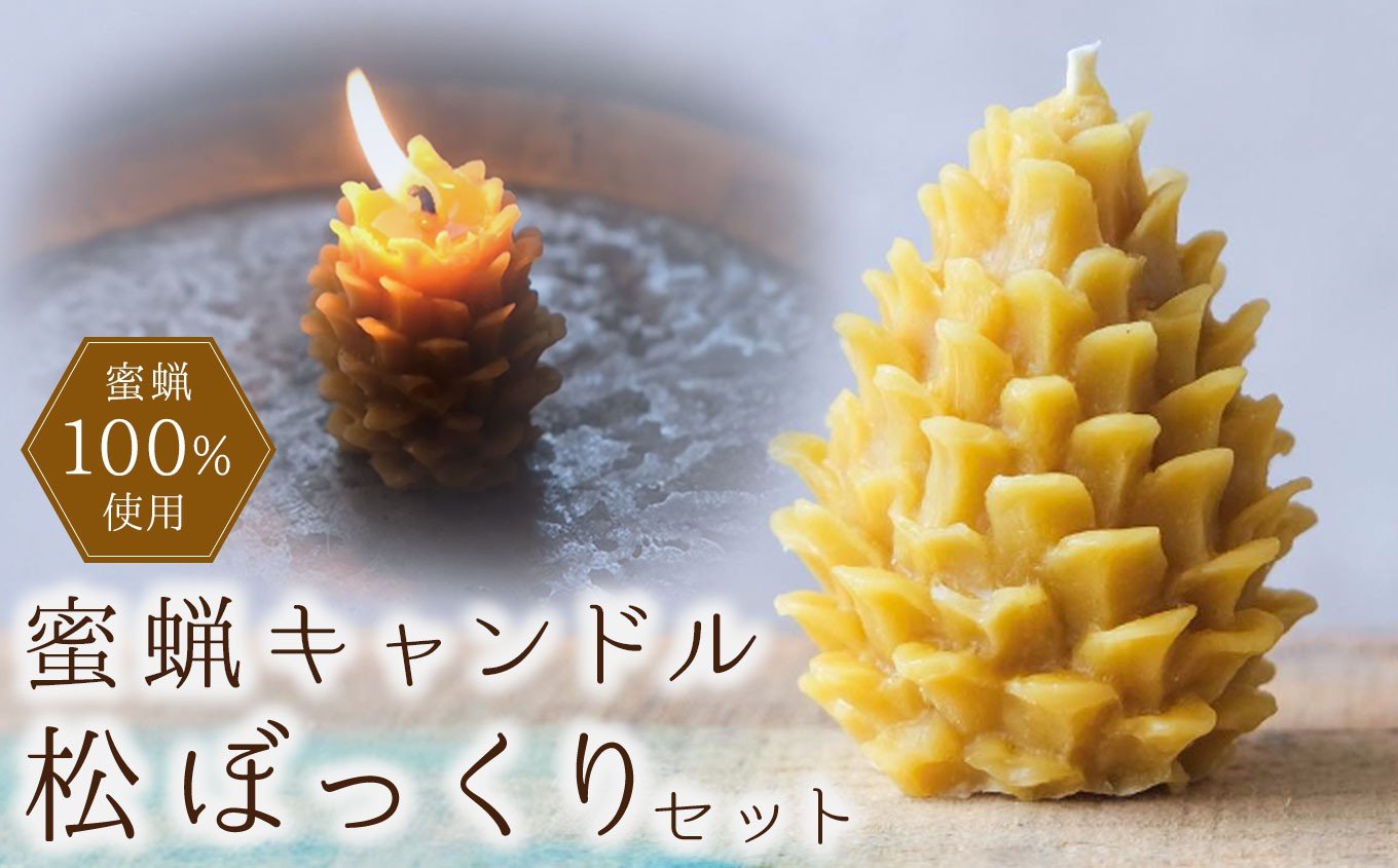 
            信州産蜜蝋キャンドル【松ぼっくり】 | キャンドル きゃんどる  アロマ 癒し 蜜蝋 ロウソク ハンドメイド インテリア 松ぼっくり ふるさと納税 信州 長野県 松本市
          