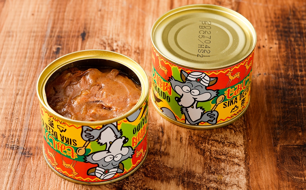 【 3回 定期便 】 エゾ鹿肉 もみじカレー 缶詰 6缶セット