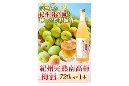 梅酒 紀州完熟南高梅 梅酒 720ml 酒のねごろっく《90日以内に出荷予定(土日祝除く)》梅酒梅酒梅酒