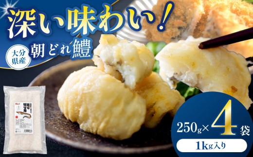 【数量限定】鱧（はも）の切り身 250g×4袋 | 魚 さかな サカナ 切り身 きりみ はも 鱧 小分け ハモ 魚の切り身 お鍋 水炊き フライ 天ぷら 冷凍 産地直送 中津産 九州産 大分県 中津市