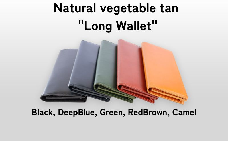 Long Wallet Red Brown