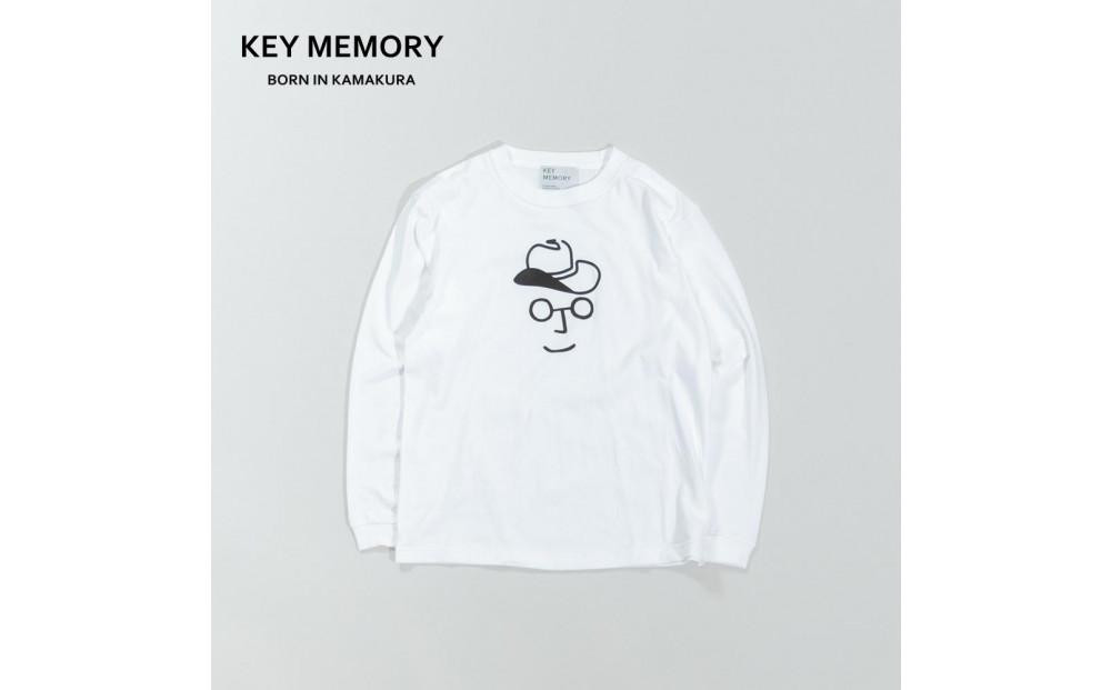 
                  【KEYMEMORY 鎌倉】カウボーイハットイラストロングTシャツ WHITE【サイズ選択可】
                