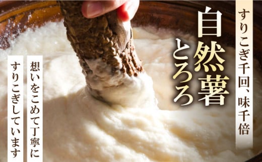 【味付け不要！本格「自然薯」麦とろ】自然薯 麦とろ セット（4人前）＜自然薯王国＞那珂川市 自然薯とろろ とろろ 自然薯 とろろ とろろ 自然薯 母の日 父の日 [GAH002]