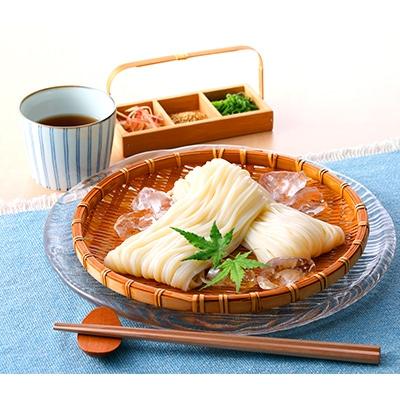ふるさと納税 浅口市 かも川手延べざるうどん　200g×16袋