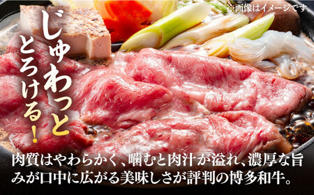 【全6回定期便】【厳選部位】博多和牛 サーロイン しゃぶしゃぶ すき焼き 用 500ｇ《豊前市》【MEAT PLUS】豚 豚肉 肉 [VBB065]