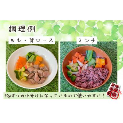 ふるさと納税 御代田町 軽井沢鹿工房　愛犬用　生肉セット【ミンチ240g×2袋、もも240g×2袋、背ロース240g×2袋】 |  | 01
