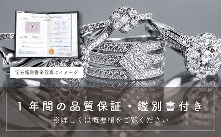ダイヤ pt900 ダイヤモンド リング ネックレス 2点 セットt 鑑別書 保証書 ケース 付 ジュエリー アクセサリー 指輪 ペンダント 宝石 プラチナ ギフト プレゼント 贈り物 記念日 お祝い