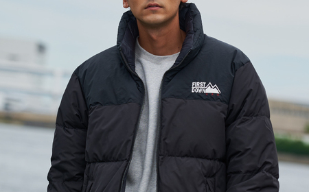 バブルダウンジャケット XLサイズ BLACK アウトドア 上着 防寒 岐阜市 / 水甚[ANHZ009]