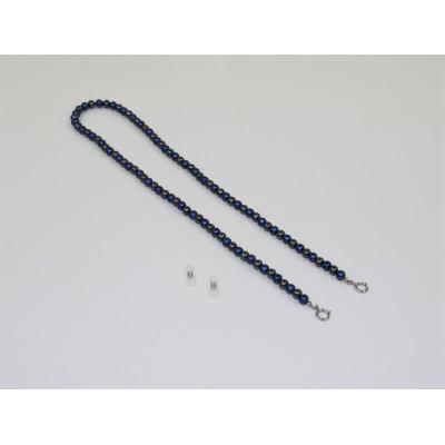 ふるさと納税 和泉市 《いずみパール》 コットンパールマスクホルダーネックレス&メガネ留め&ポーチ付きブラック&ネイビー |  | 02