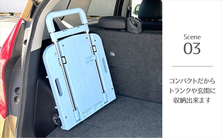 ハンドルが伸縮する台車「フルーリーCarry」　カラー：ユリ（イエロー） | 台車 春日井市
