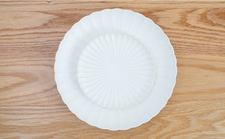 【波佐見焼】花しのぎ 大皿 小皿 （白） 4点セット 食器 皿 【団陶器】 [PB95] 波佐見焼