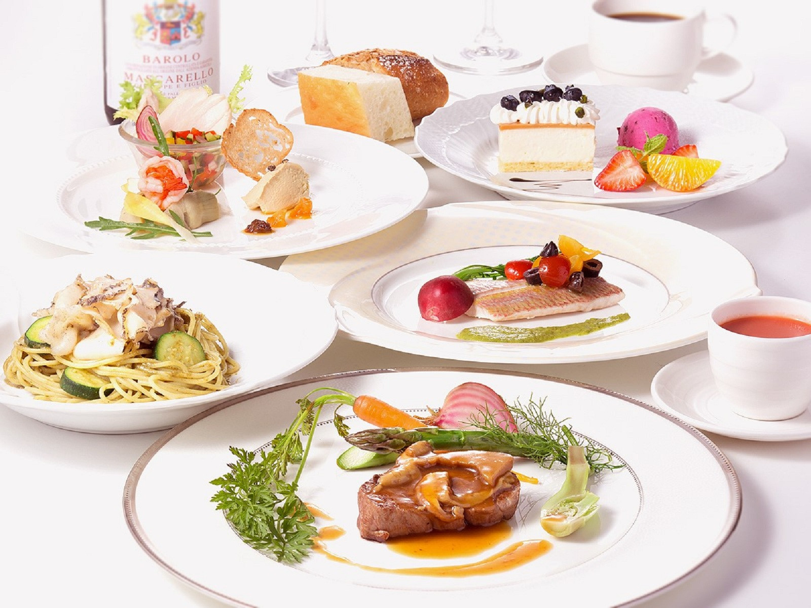 【イタリアンレストラン「カーロ・エ・カーラ」（和歌山マリーナシティホテル）】ペアディナー食事券