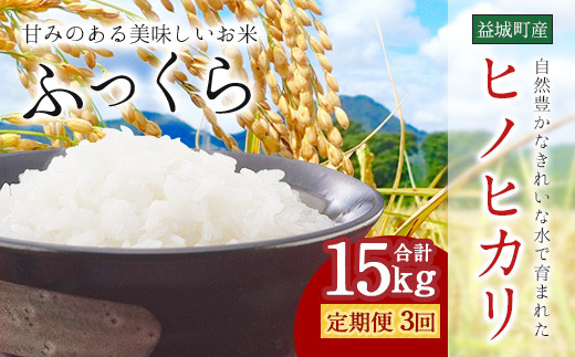 
【3回定期便】熊本 益城町産ヒノヒカリ 5kg×年3回 合計15kg
