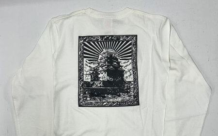 Tシャツ FYC 福山キャッスル 長袖Tシャツ ホワイト XL Tシャツ お洒落 おしゃれ 広島県福山市/有限会社ホルス [BAFG024]