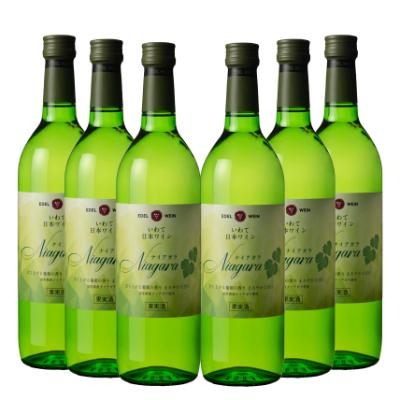 ふるさと納税 花巻市 エーデルワイン 人気品!華やかな香りそのまま「ナイアガラワイン」甘口白ワイン6本セット