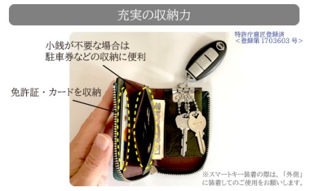 必要なモノが1つにまとまるミニ財布【ONTHIS_mini（オンディス_ミニ）】(カラー：Nero／ネロ)