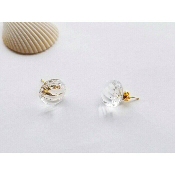 【ふるさと納税】iriser（イリゼ）オフショア ピアス | ガラス アクセサリー 手作り レディース シンプル かわいい オシャレ プレゼント ギフト 贈り物 母の日