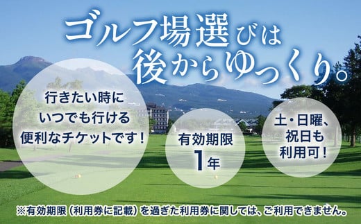 那須でゴルフを満喫！ゴルフ場利用券30,000円分｜ゴルフ ゴルフ場 利用券 チケット プレーチケット 体験 旅行 観光 プレー券 那須 栃木県那須町 那須町〔G-22〕 ※離島への配送不可