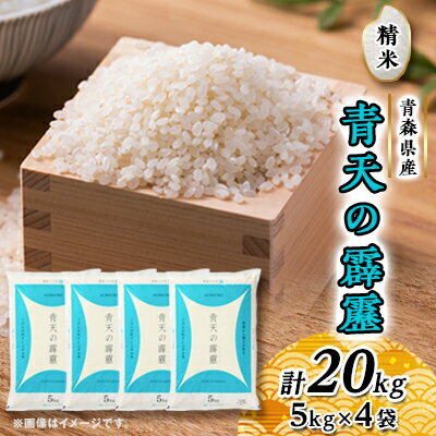 【ふるさと納税】青天の霹靂(5kg×4袋)　合計20kg【配送不可地域：離島・沖縄県】【1039060】